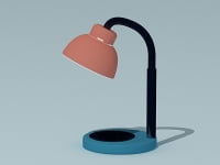 Лампа настольная 3d