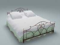 Модель кровати 3d