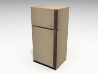 3D модель холодильника