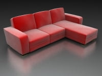 Модель дивана 3d