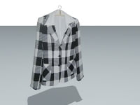 3d модель пиджака