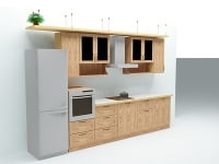 Модель кухни 3d max