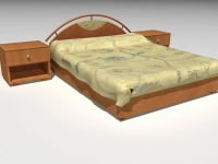 3d двуспальная кровать