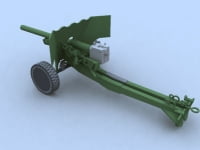 3D модель пушки