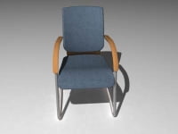 Модель 3d кресла
