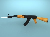 3D модель AK-47