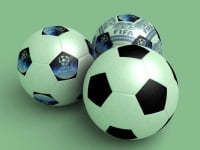 3d футбольные мячи