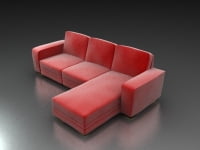 Модель дивана 3d