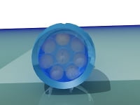 3d модель фонарика
