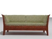 Модель дивана в 3d