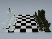 3D модель Шахматы