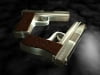 3D модель, пистолеты