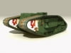 3D модель танка MK-V