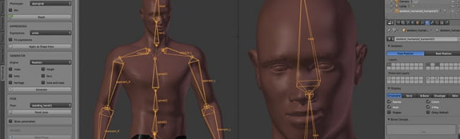 Бесплатный инструмент Blender для создания человеческих 3d моделей — Manuel Bastioni Lab