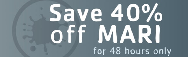 Двухдневная распродажа Mari по 40% скидке