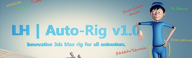 Плагин для персонажного рига и анимации - Auto-Rig v1.03