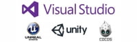 Visual Studio сотрудничает с игровыми движками Unity, Unreal, Cocos2d