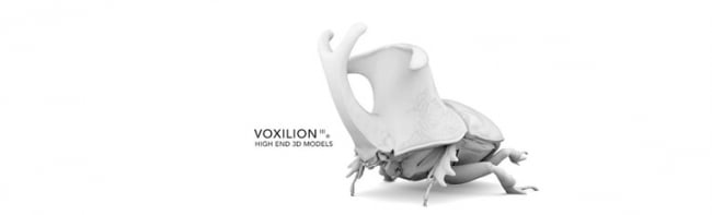 Voxilion предлагает сканированные модели высокого разрешения для 3d печати и работы в компьютерной графике