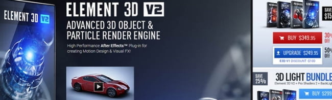 Вышел Element 3D V2 — плагин для визуализации 3D-объектов в After Effects