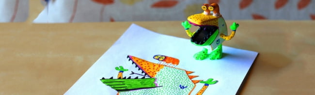 Moyupi превращает детские рисунки в отпечатанные на 3d принтере цветные игрушки