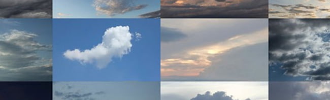 Набор бесплатных фотографий неба в высоком разрешении от Тибальта Ходона